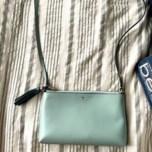 Kate spade baby blue small crossbody